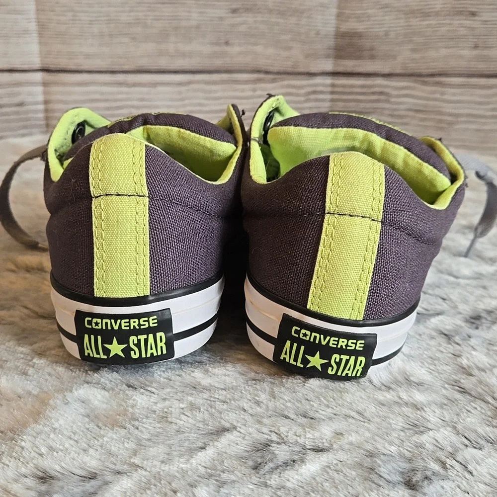 Converse Grey/Green Sneakers, Kids Size 3, Great Condition